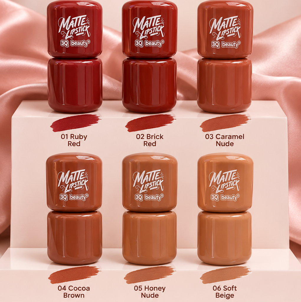 3Q Beauty Matte Lipstick - The Nude Edit āØš