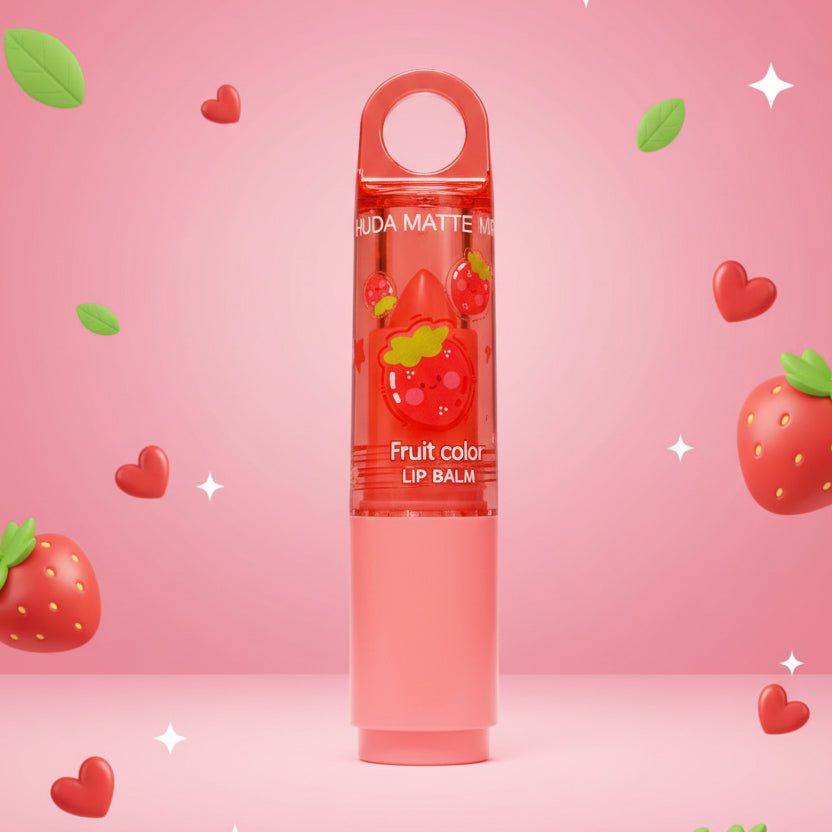 Huda Matte Me Strawberry Lip Balm