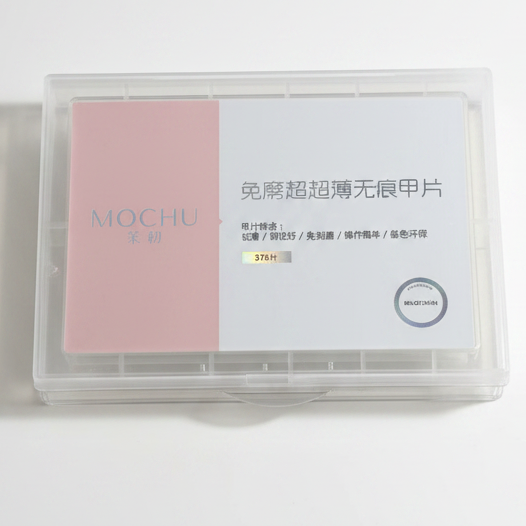 Mochu 375-Piece Bare Nail Tips Set – Multiple Sizes for DIY Nail Art, Painting & Custom Manicures