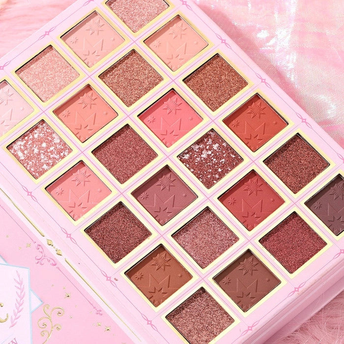 Romcom Enchanted Bloom Makeup Book Palette – All-in-One Eyeshadow, Blush, Highlighter, Contour & Lipstick Set