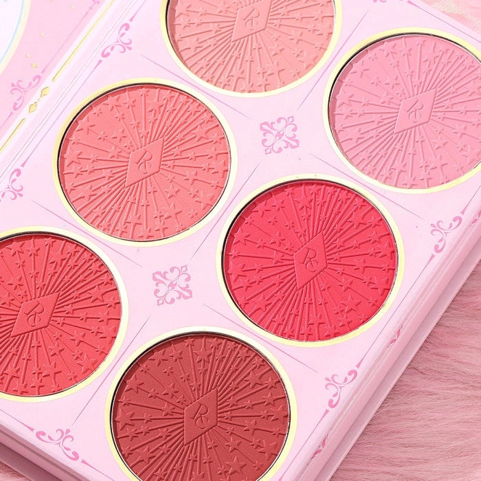 Romcom Enchanted Bloom Makeup Book Palette – All-in-One Eyeshadow, Blush, Highlighter, Contour & Lipstick Set