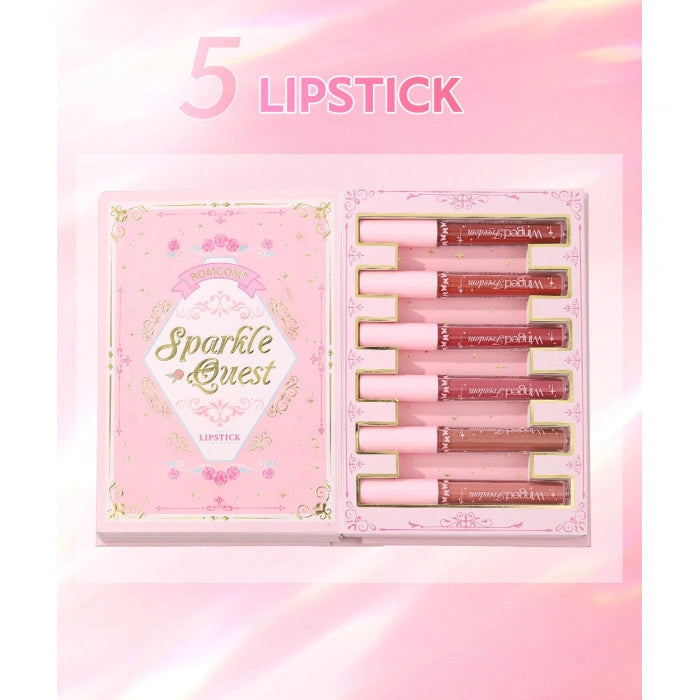 Romcom Enchanted Bloom Makeup Book Palette – All-in-One Eyeshadow, Blush, Highlighter, Contour & Lipstick Set