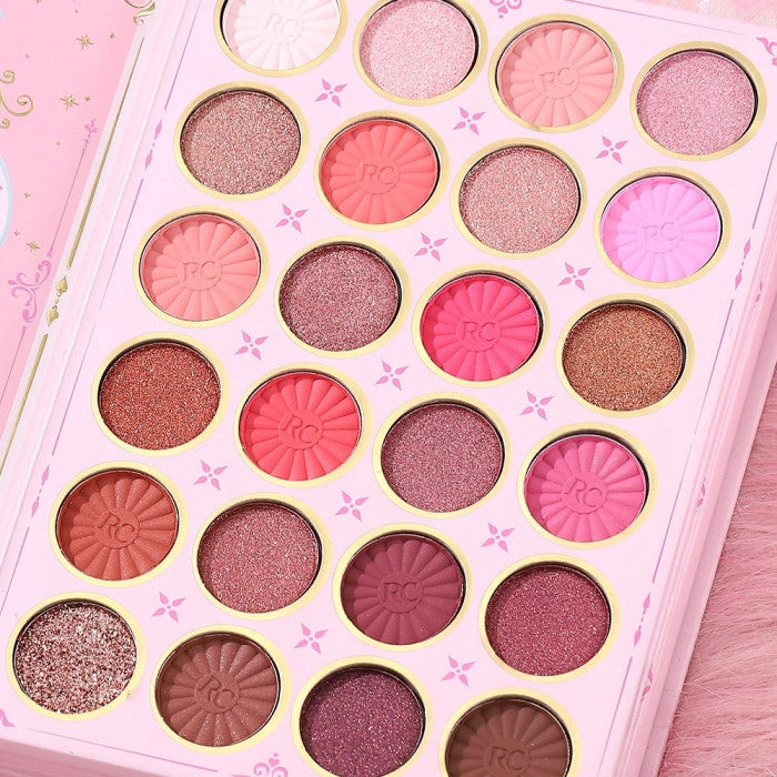 Romcom Enchanted Bloom Makeup Book Palette – All-in-One Eyeshadow, Blush, Highlighter, Contour & Lipstick Set