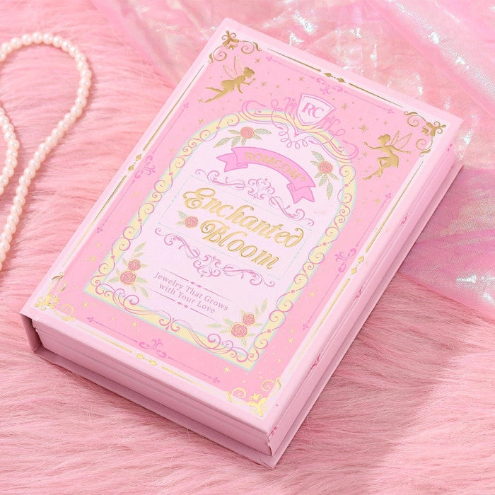 Romcom Enchanted Bloom Makeup Book Palette – All-in-One Eyeshadow, Blush, Highlighter, Contour & Lipstick Set